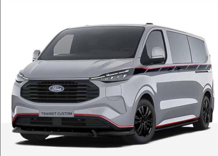 Ford Transit Custom 320 2.5 PHEV L2H1 Grey Platinum Gesloten Bestel