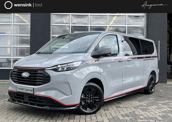 Ford Transit Custom 320 2.5 PHEV L2H1 Grey Platinum Dubbele Cabine