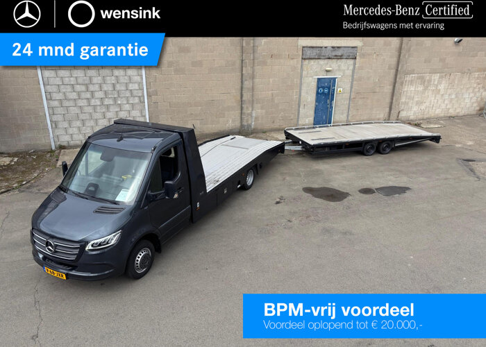 Mercedes-Benz Sprinter 519 CDI | Aut. | L3 | Tijhof | INCL. Aanhangwagen
