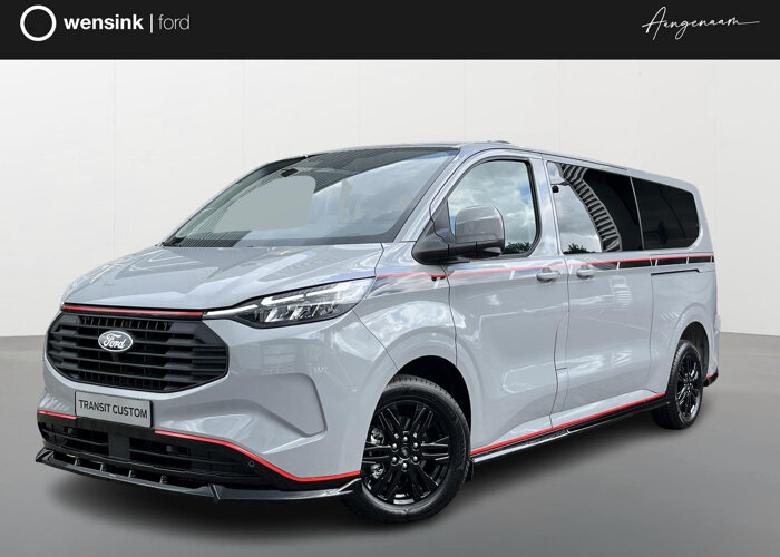 Ford Transit Custom 320 2.5 PHEV L2H1 Grey Platinum Dubbele Cabine